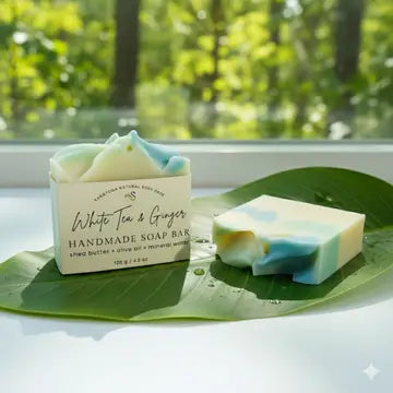 White Tea & Ginger | Vegan Cold Process Soap Bar