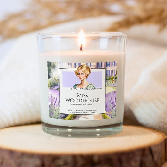 Miss Woodhouse - 10oz Soy Wax Book Inspired Candle