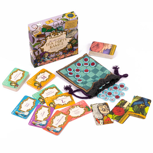 "The Mad Hatter's" Tea Party Games | 5-In-1 Game Set