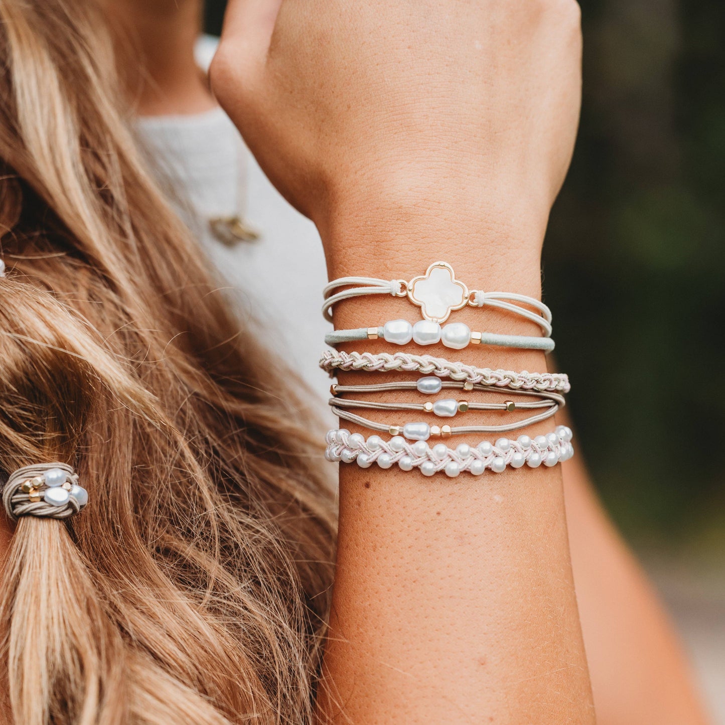 Glimmer | Hair Tie Bracelets