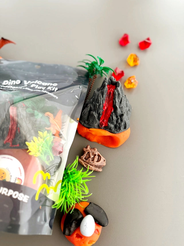 Dino Volcano KidDough Play Kit | Cherry Mango