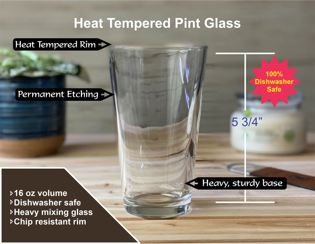 Pint Glass 16oz | Canandaigua Lake, NY