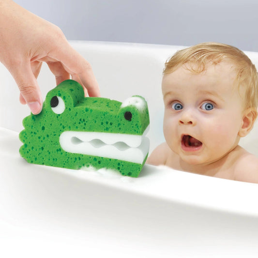 Crocodile Bath Biters Sponge