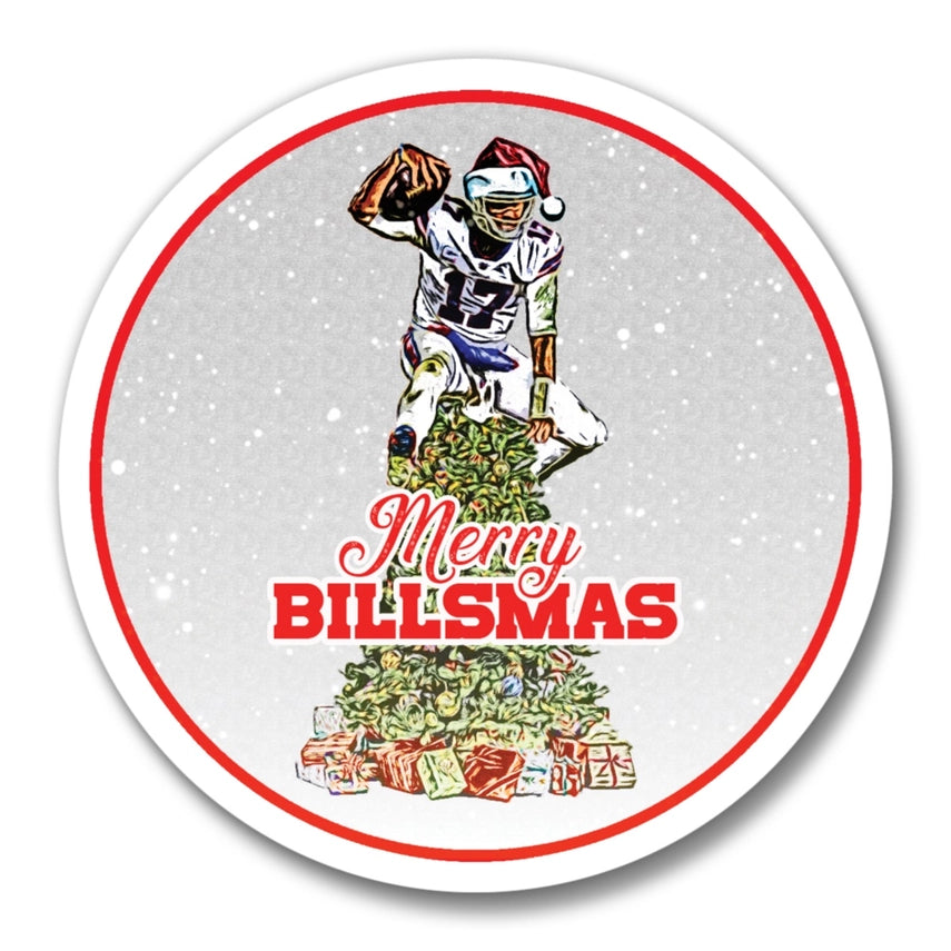 Merry Billsmas Ornament 3.5" | Buffalo Bills (NEW ARRIVAL)