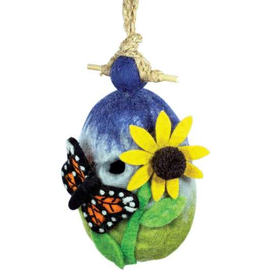 Butterfly Garden | Felt Birdhouse
