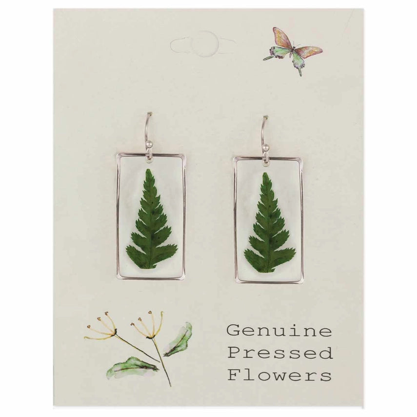 Fern | Dried Flower Earrings