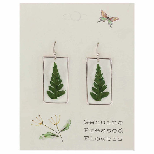Fern | Dried Flower Earrings