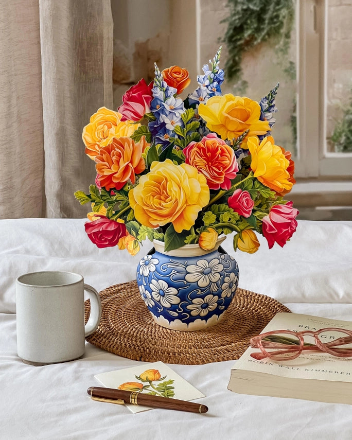 Sorbet Roses | Pop-Up Greeting Card