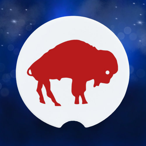 Retro Buffalo | Ceramic Car Coaster