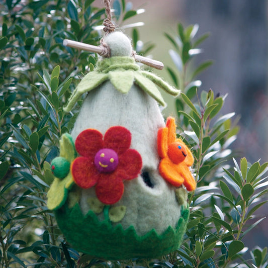 Friendly Flower | Felt Birdhouse