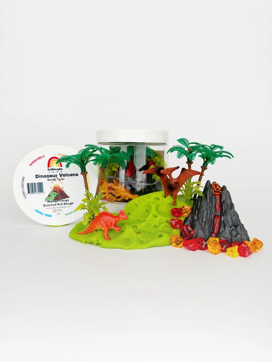 Dinosaur Volcano Dough-To-Go | Watermelon