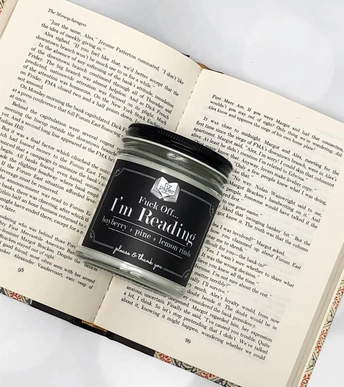 F*** Off I'm Reading | Bookish Candle 9oz