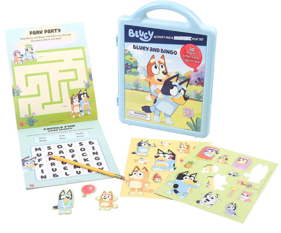 Bluey Activity Pad & Magnetic Play Set (NEW ARRIVAL)