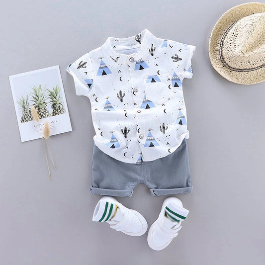 Infant Cactus Print 2PC Pant Set