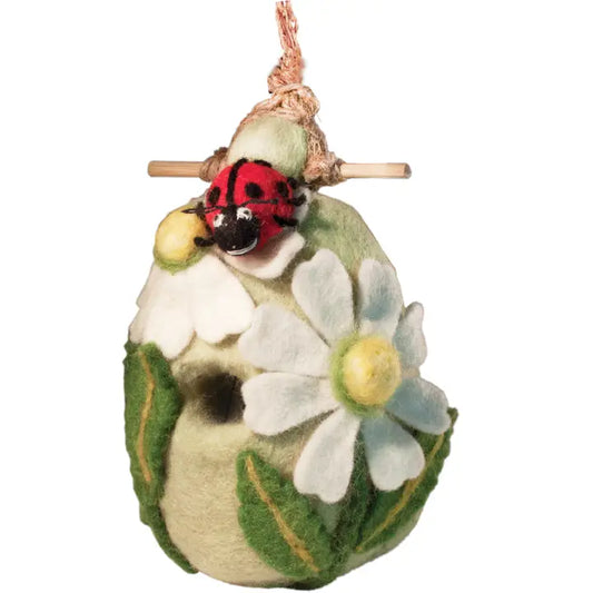 Ladybug | Felt Birdhouse