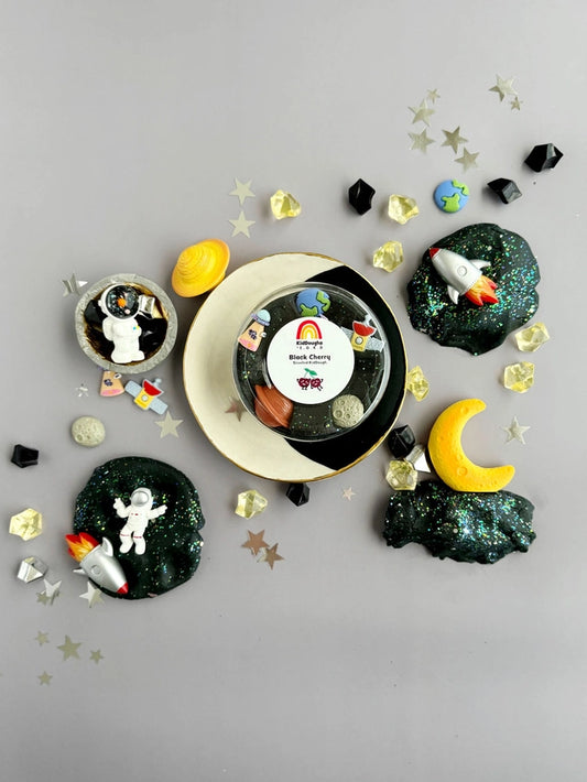 Space KidDough Play Kit | Black Cherry