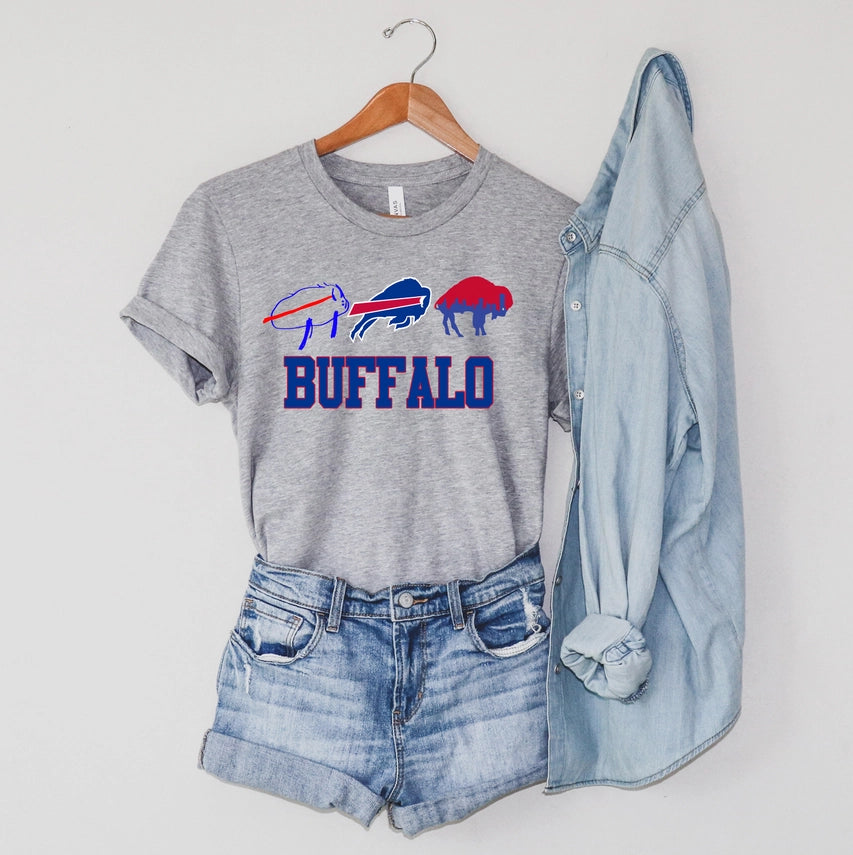 Buffalo Through Time T-Shirt | Buffalo Bills