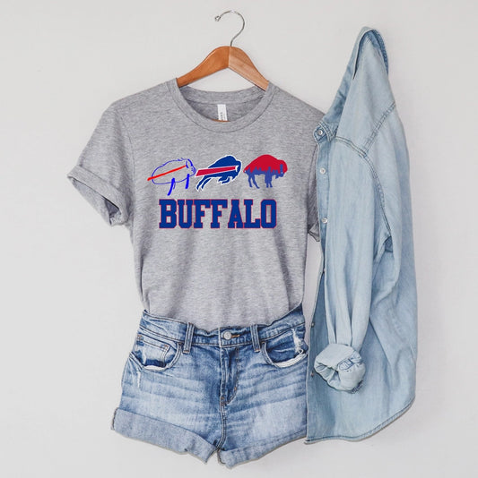 Buffalo Through Time T-Shirt | Buffalo Bills (NEW ARRIVAL)