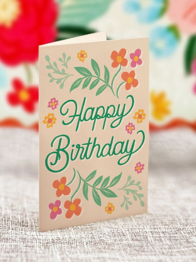 Mini Blooming Birthday Cake | Pop-Up Greeting Card (NEW ARRIVAL)