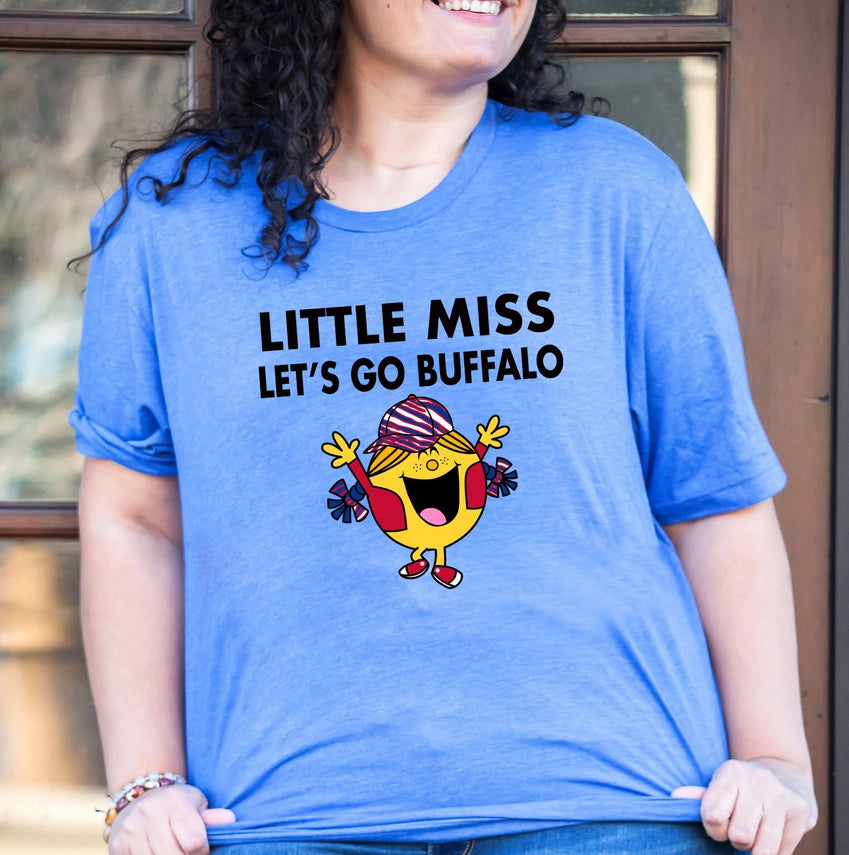 Little Miss Let's Go Buffalo T-Shirt | Buffalo Bills