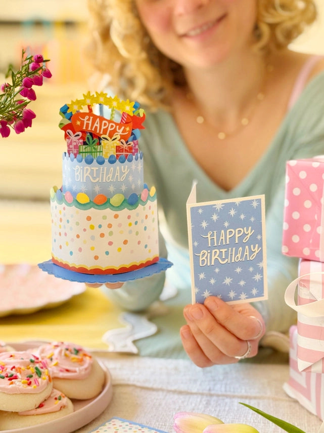 Mini Confetti Birthday Cake | Pop-Up Greeting Card (NEW ARRIVAL)