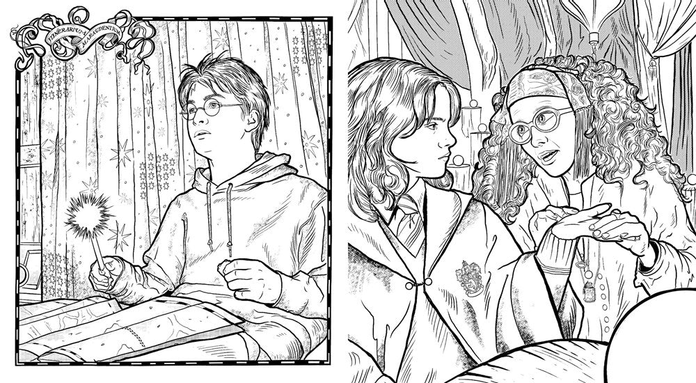Coloring Wizardry | Harry Potter