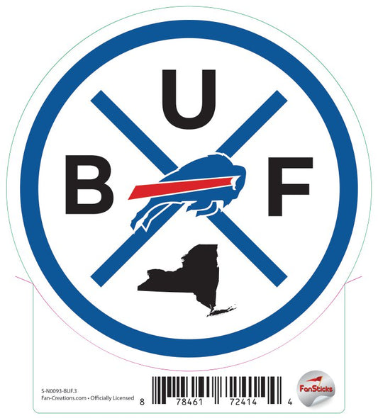 Buffalo Location 3" Sticker | Buffalo Bills (NEW ARRIVAL)