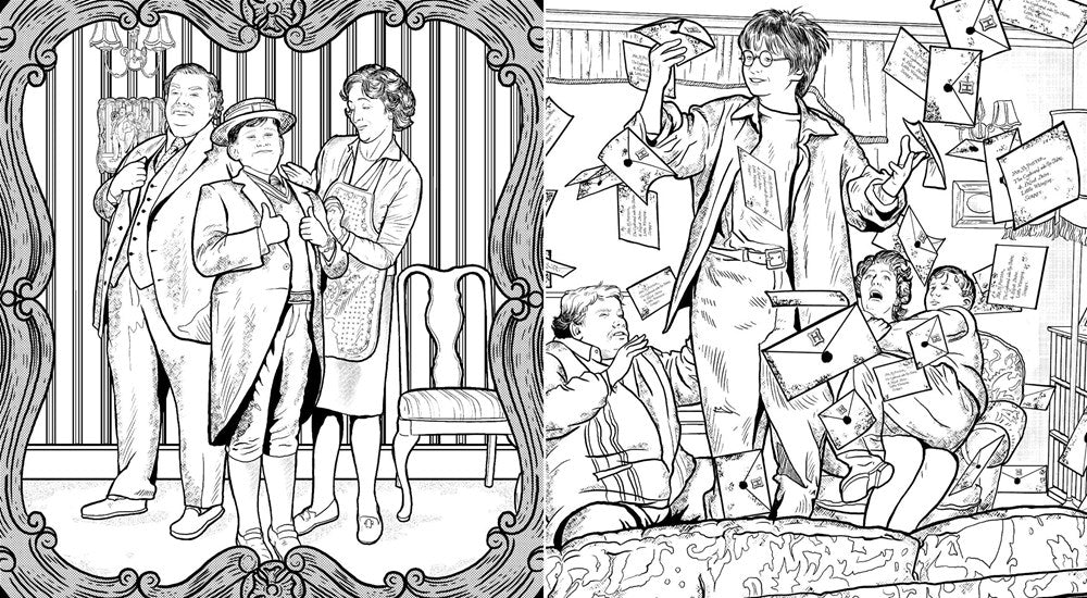Coloring Wizardry | Harry Potter