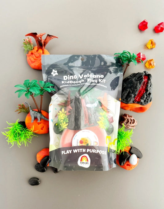 Dino Volcano KidDough Play Kit | Cherry Mango