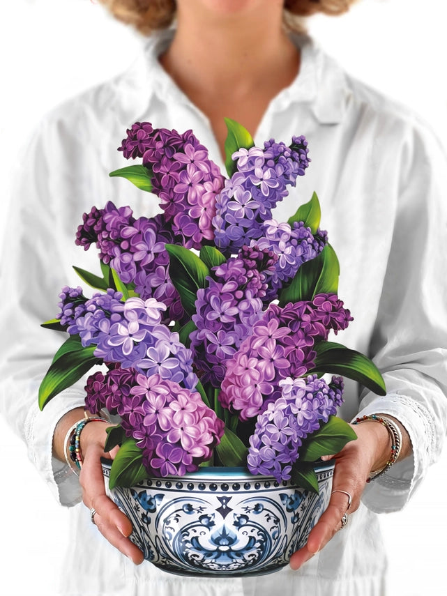 Garden Lilacs | Pop-Up Greeting Card (NEW ARRIVAL)