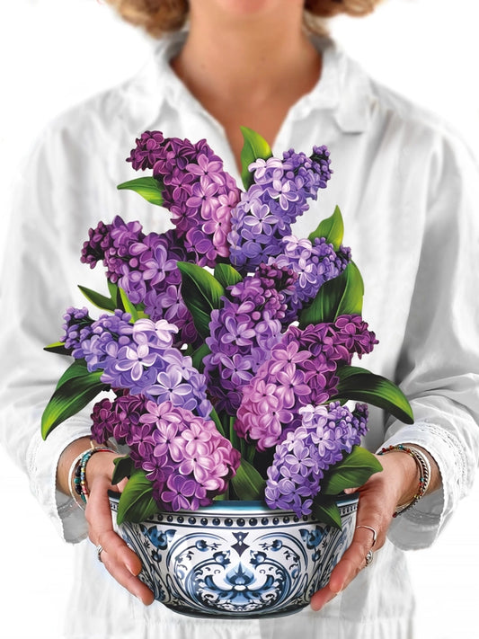 Garden Lilacs | Pop-Up Greeting Card (NEW ARRIVAL)