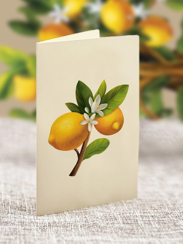 Lemon Blossom Tree | Pop-Up Greeting Card