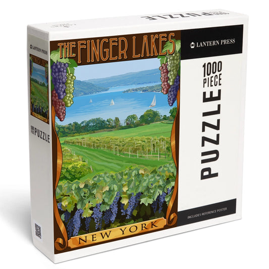 Finger Lakes, NY, Vineyard 1000PC Puzzle