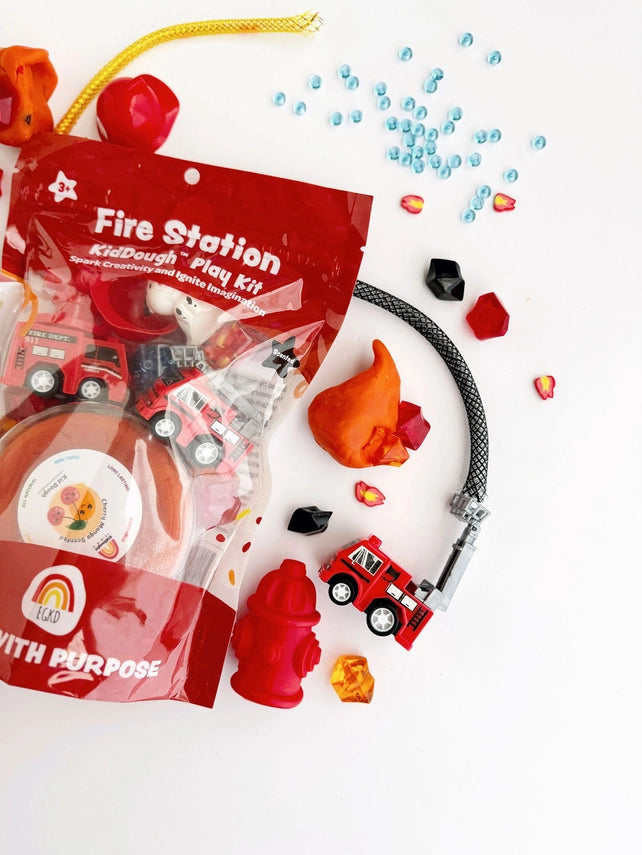Fire Station KidDough Play Kit | Cherry Mango