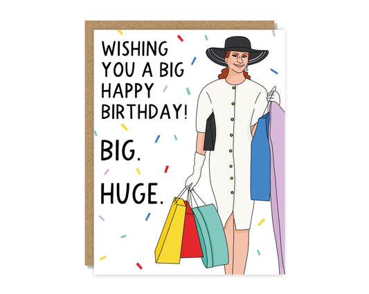 Pretty Woman Julia Roberts Birthday Greeting Card