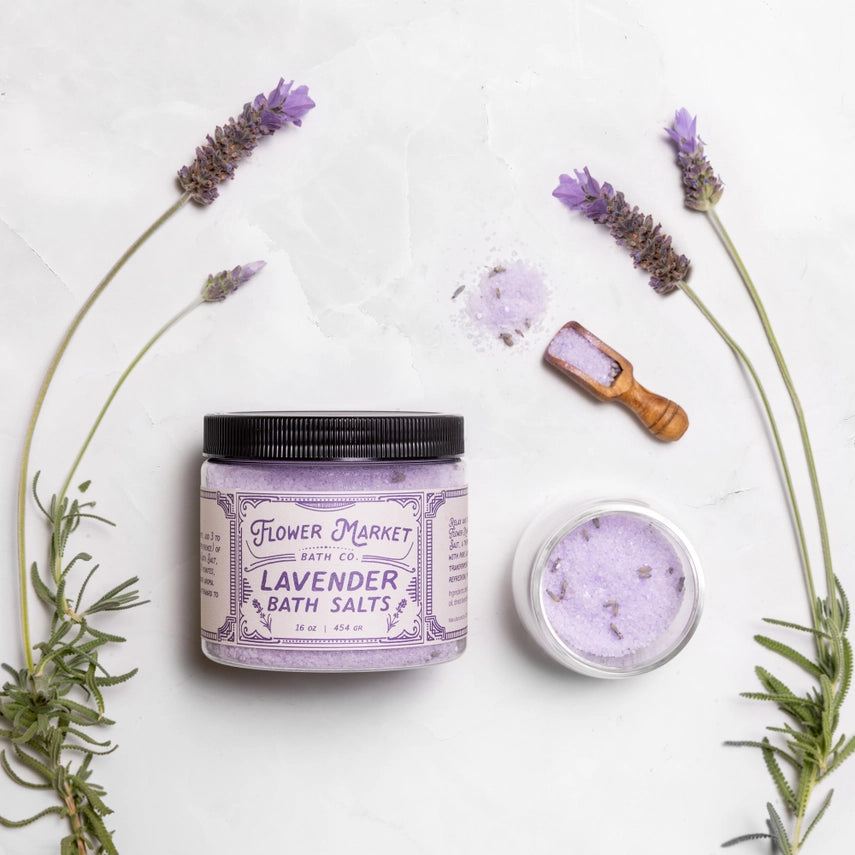 Lavender Bath Salts | Relaxing Blend 16oz