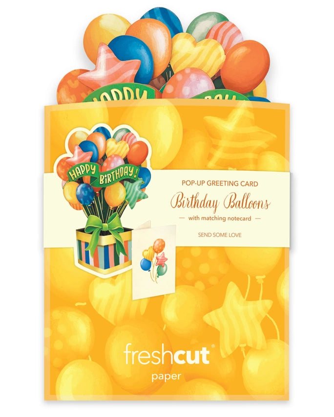 Mini Birthday Balloons | Pop-Up Greeting Card (NEW ARRIVAL)