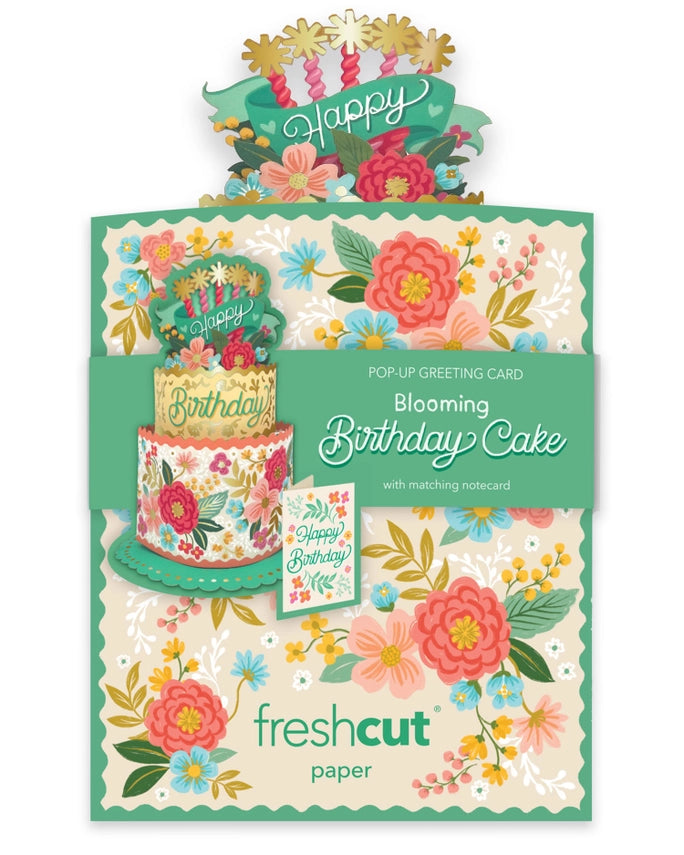 Mini Blooming Birthday Cake | Pop-Up Greeting Card (NEW ARRIVAL)
