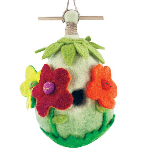 Friendly Flower | Felt Birdhouse