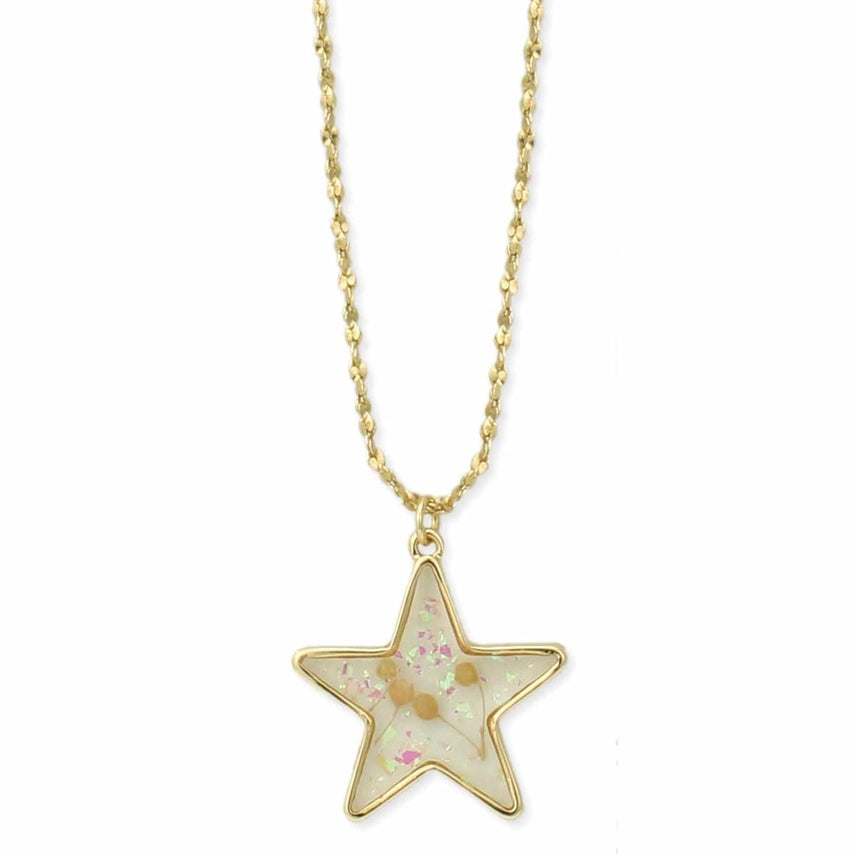 Flower Star | Dried Flower Necklace