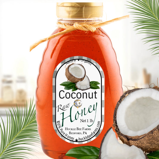 Coconut Raw Honey 8oz (NEW ARRIVAL)