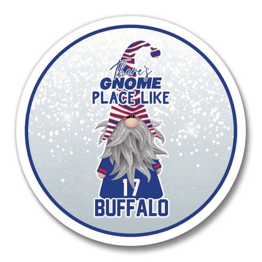 Gnome Place Like Buffalo Ornament 3.5" | Buffalo Bills (NEW ARRIVAL)