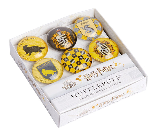 Hufflepuff Glass Magnets | Harry Potter