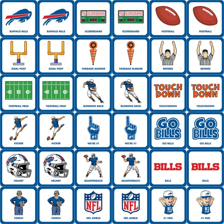 Matching Game | Buffalo Bills