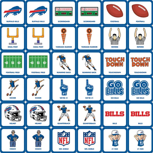 Matching Game | Buffalo Bills