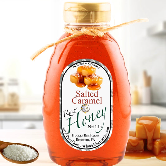 Salted Caramel Raw Honey 8oz (NEW ARRIVAL)