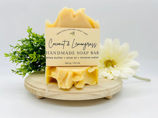 Coconut & Lemongrass | Vegan Cold Process Soap Bar