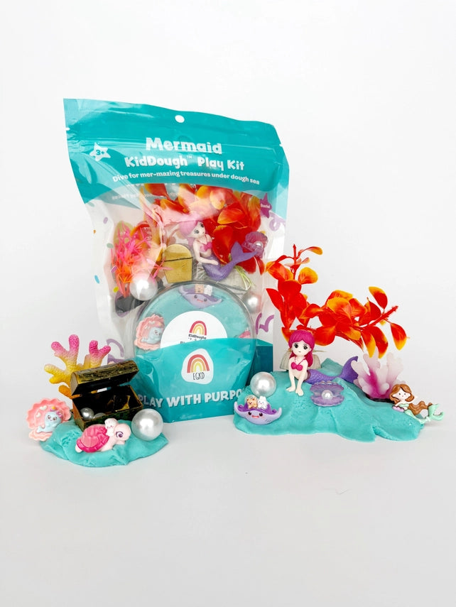 Mermaid KidDough Play Kit | Blue Hawaiian