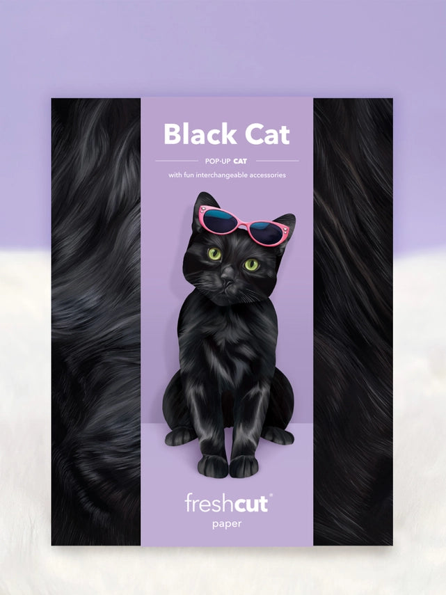 Black Cat | Pop-Up Greeting Card