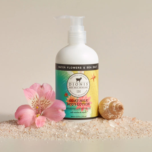 Water Flowers & Sea Salt | Goat Milk Body Lotion 8.5oz